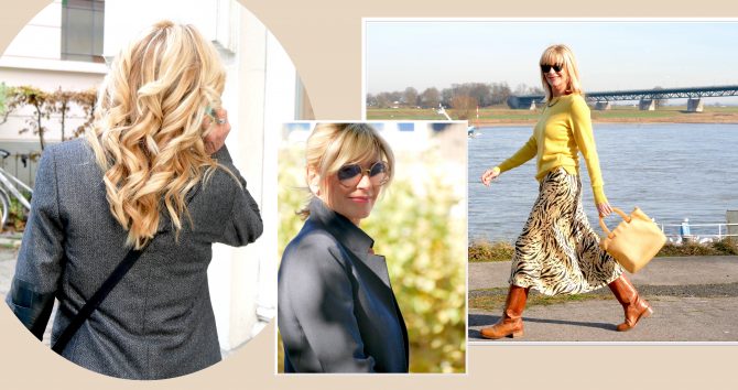 charismalook_glück_collage_beachwaves_beauty_mode_gelb_outfit