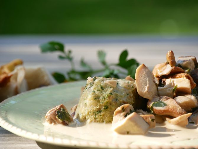 charismalook-pilzzeit-semmelknödel-pilzsauce-food-rezept-kochen