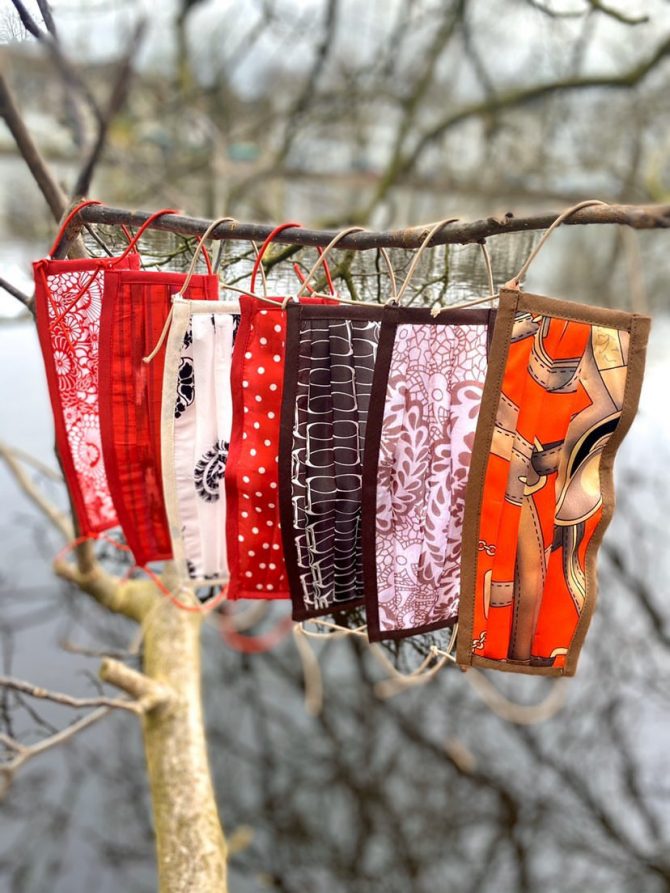 charismalook-orange-mode-frühling-mundschutz