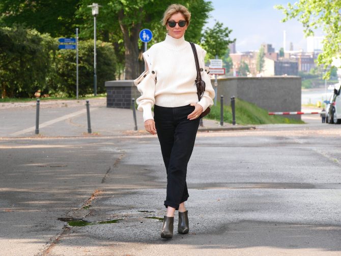 charismalook-jeans-report-mode-styling-slimjeans-weisser-pulli