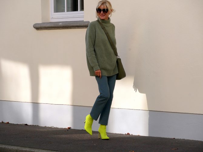 charismalook-high-class-strick-mode-grün-neon-hose-pullover